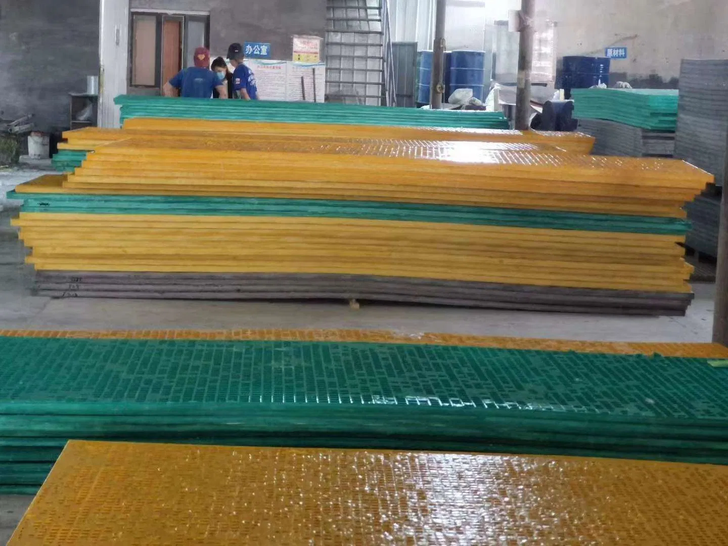 Fiberglass Grid Mesh Heavy Duty Fiberglass Grating FRP Grating Stair Treads
