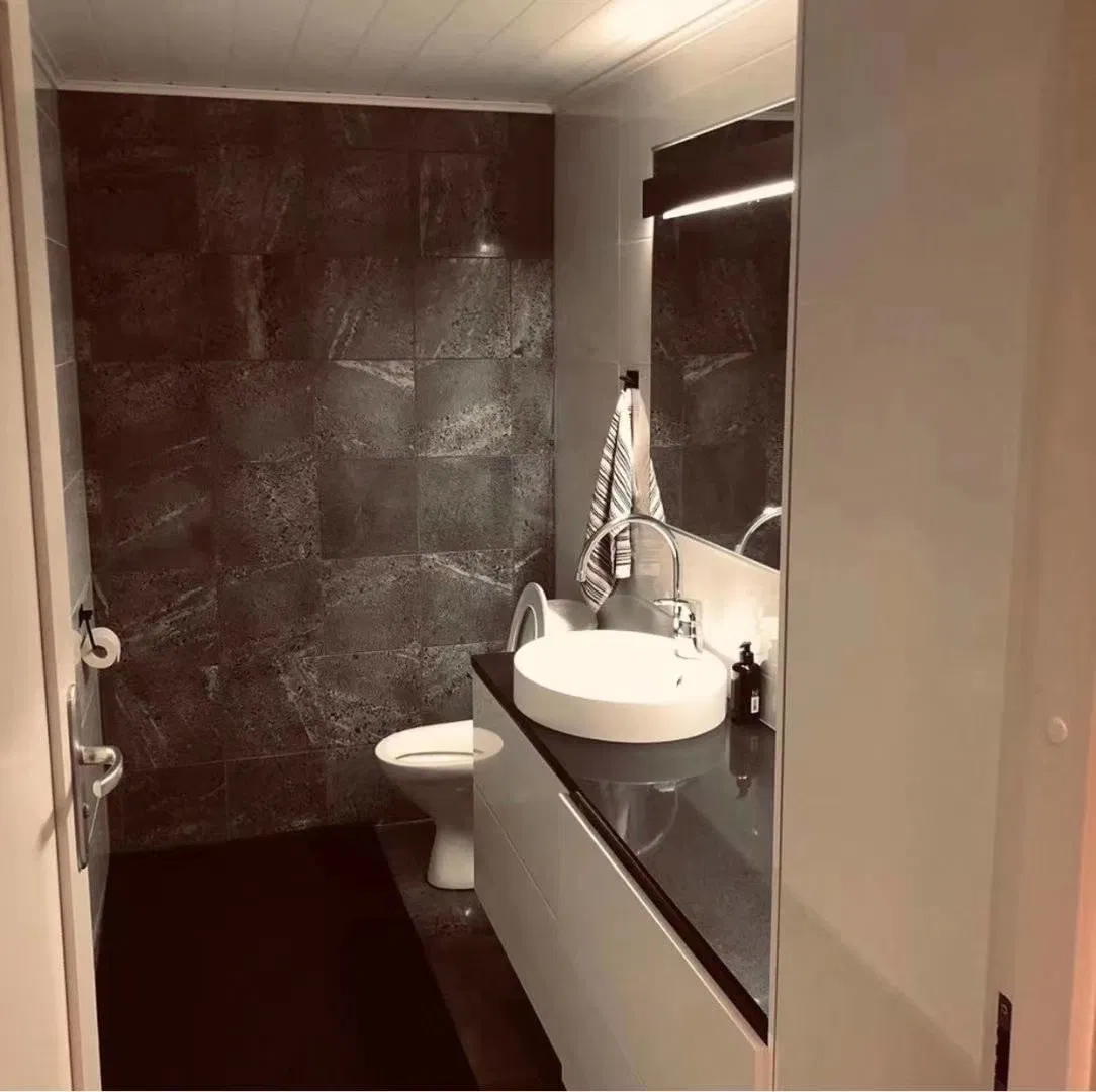 Copy Granite Stone Quartz Vanity Top Countertop for Hotel Projects