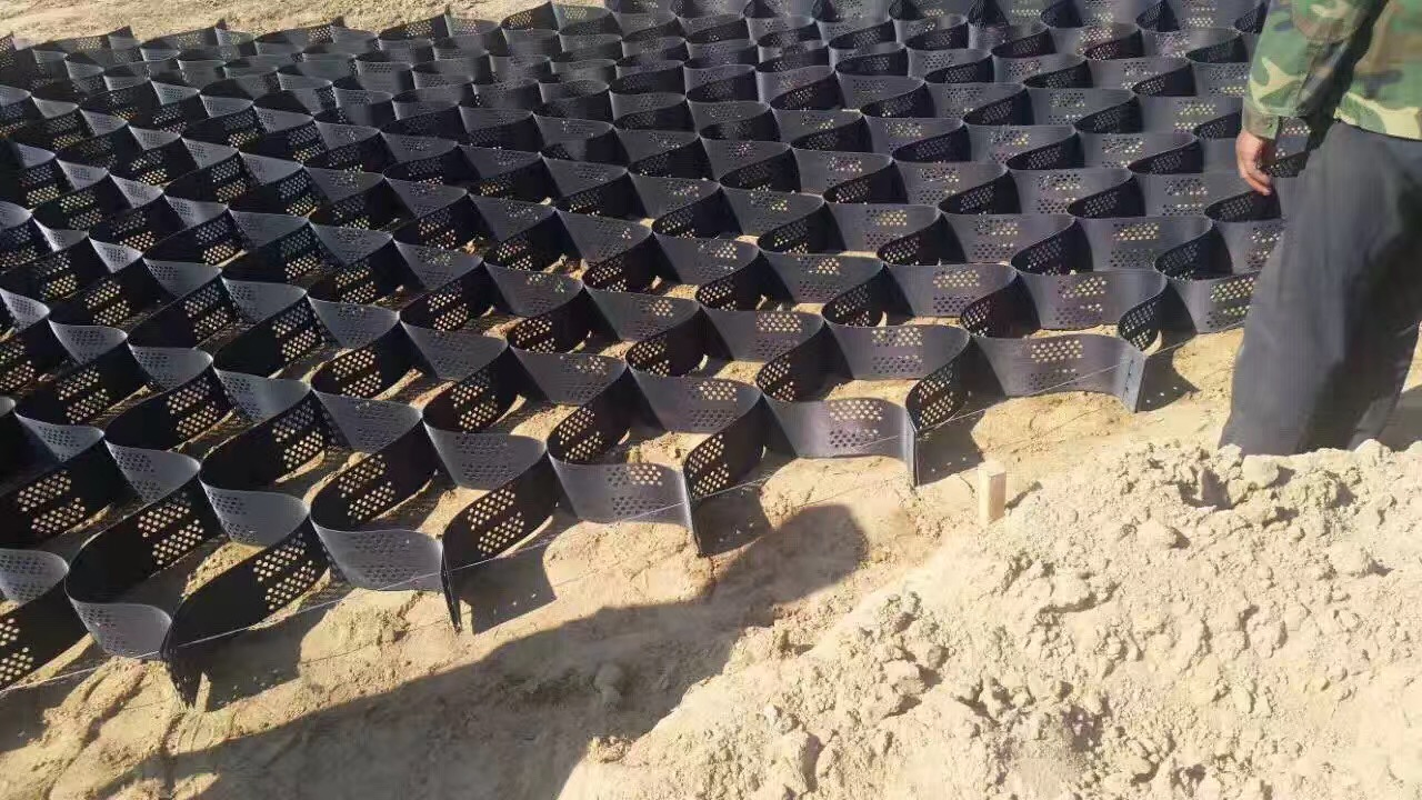 Cellular Confinement System Gravel HDPE Geocell for Road Retaining Wall Erosion Control