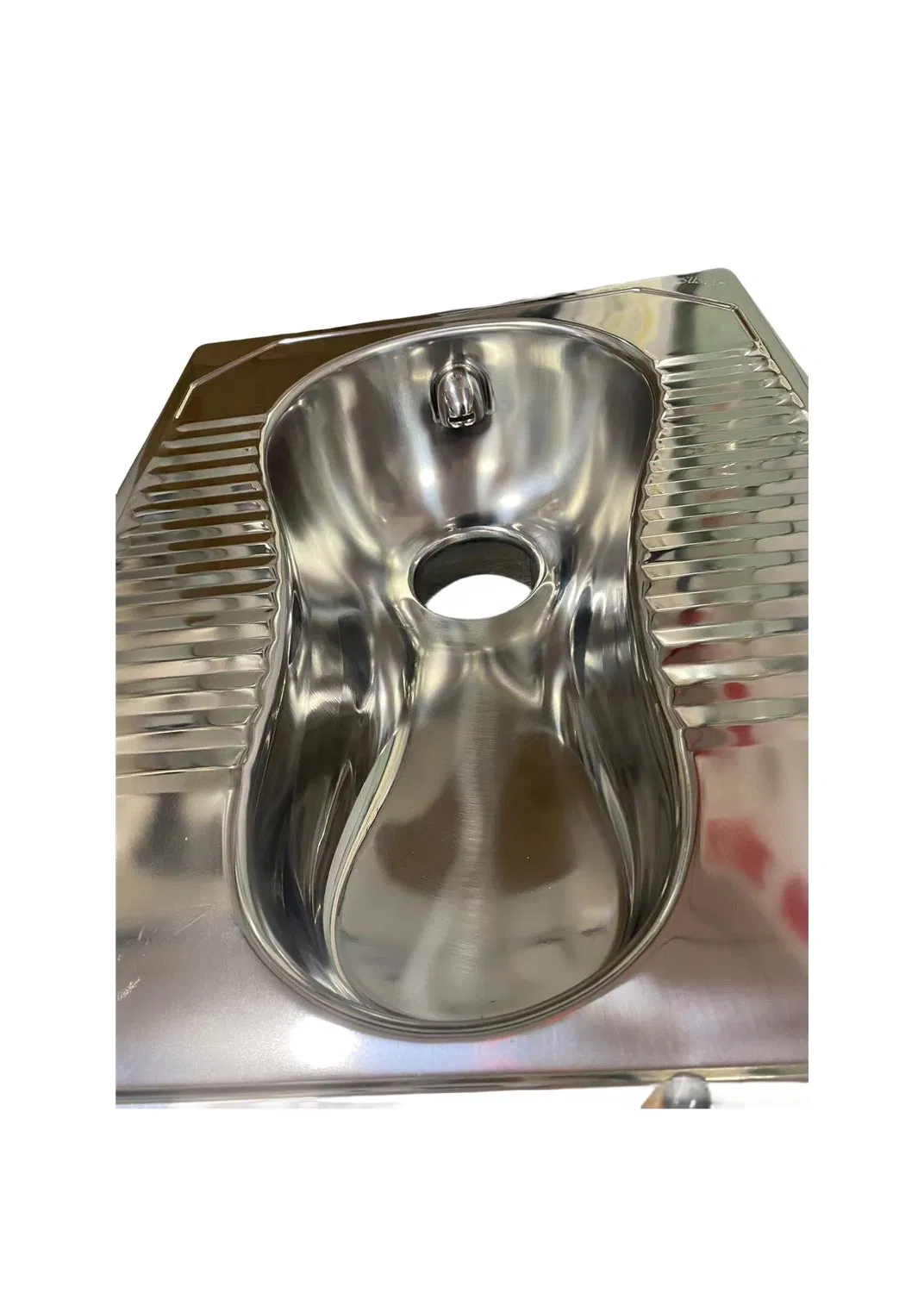 Premium Custom Stainless Steel 304 Squatting Toilet Pan for Prisons