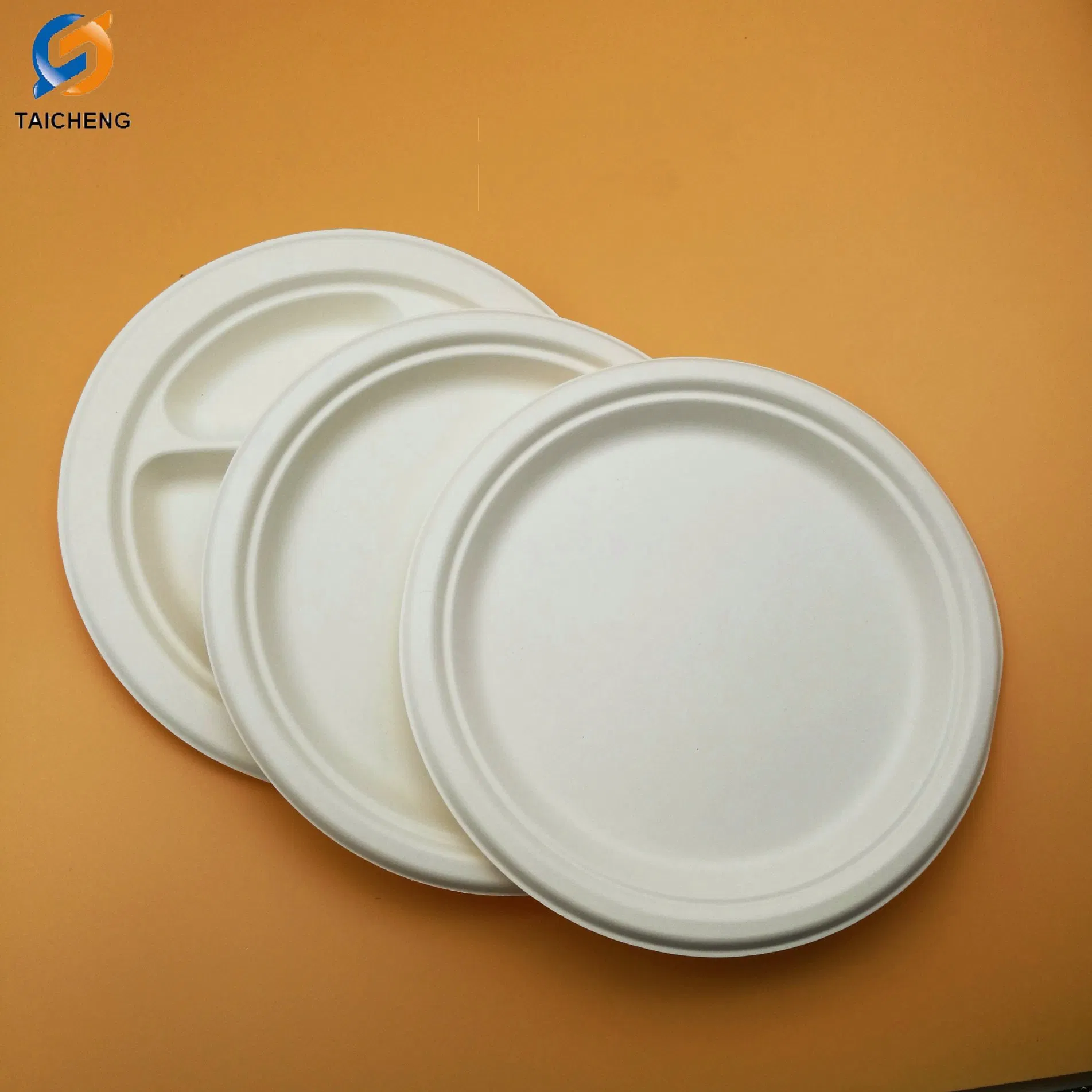 100% Environment-Friendly Biodegradable Plate Sugarcane Bagasse