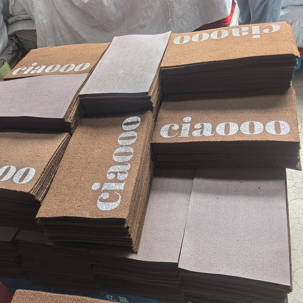 Customized Design Screen Printing Door Mat Anti-Slip PVC Backed Washable Polyester Kitchen Mat