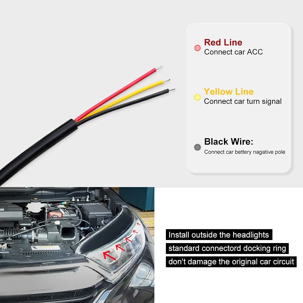 Ultra-Thin Car LED Daytime Running Strip Light