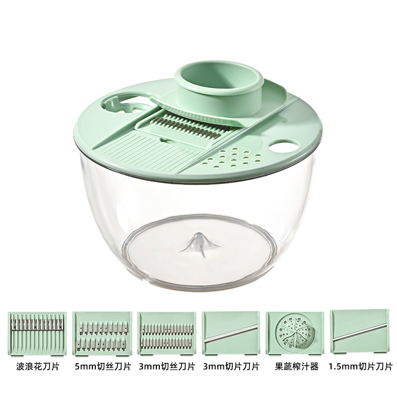 Multifunctional Vegetable Salad Dehydrator Household Fruit Water Remover Cucumber and Potato Shredder and Dehydrator