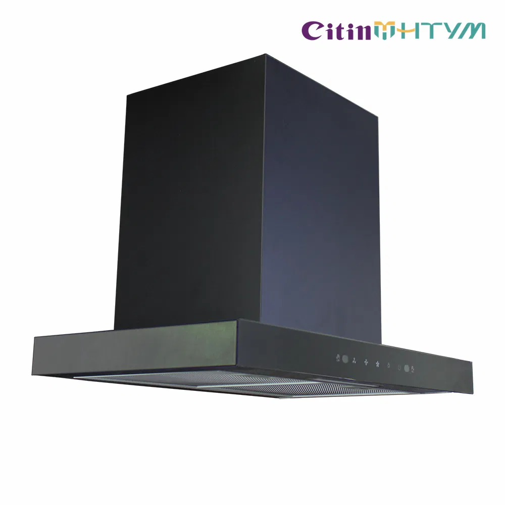 Stylish T-Shaped Kitchen Chimney Hood with Efficient Extraction Rate