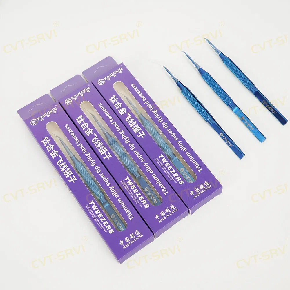 Титановые пинцеты Kaigexin для ремонта телефонов, 0.15мм