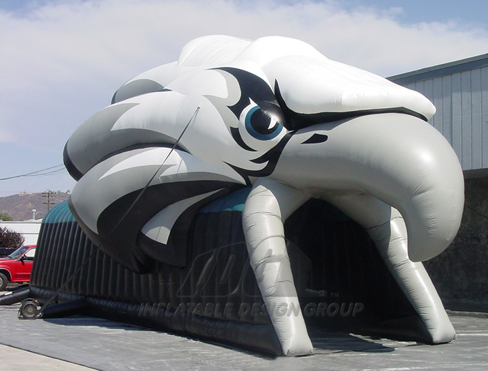2019 New Giant Inflatable Football Eagle Blast Tunnel for Sale