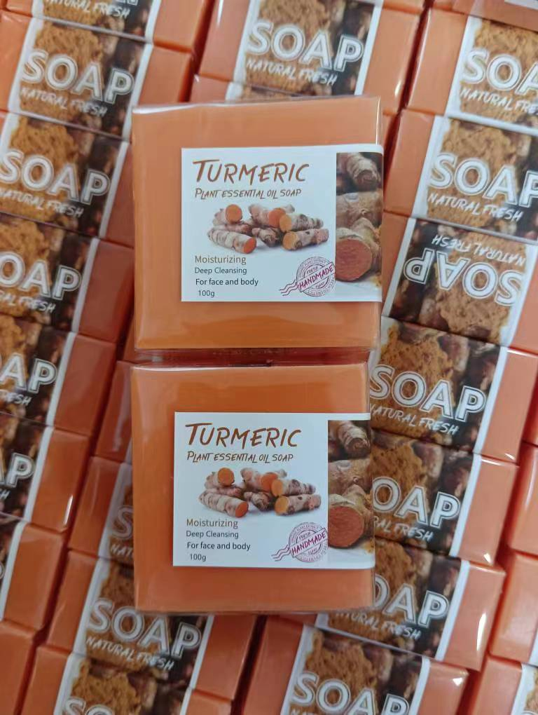 Gentle Almond Milk Loofah Bath Soap - Custom 100g for Soft Skin