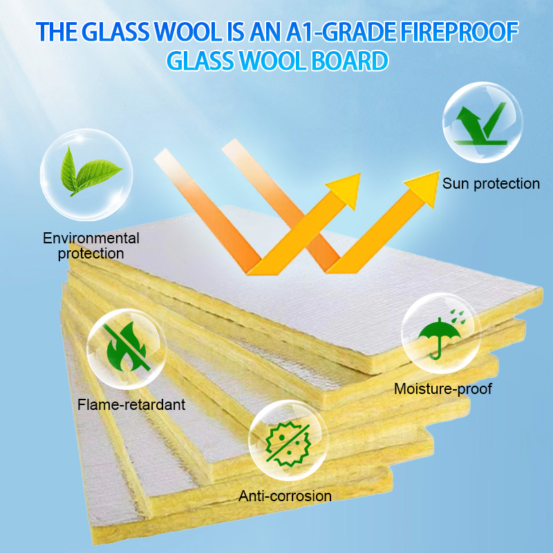 Premium Insulation Glass Wool Board for Noise Reduction and Thermal Effects