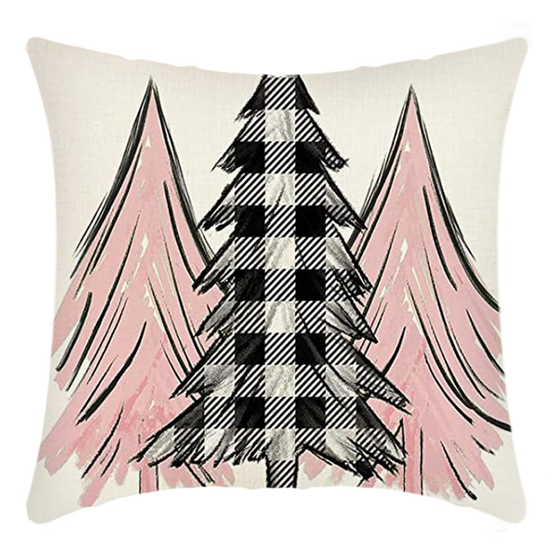 Hot Sale Deer Snow Man Home Sofa Cushion Cover New Christmas Pillow