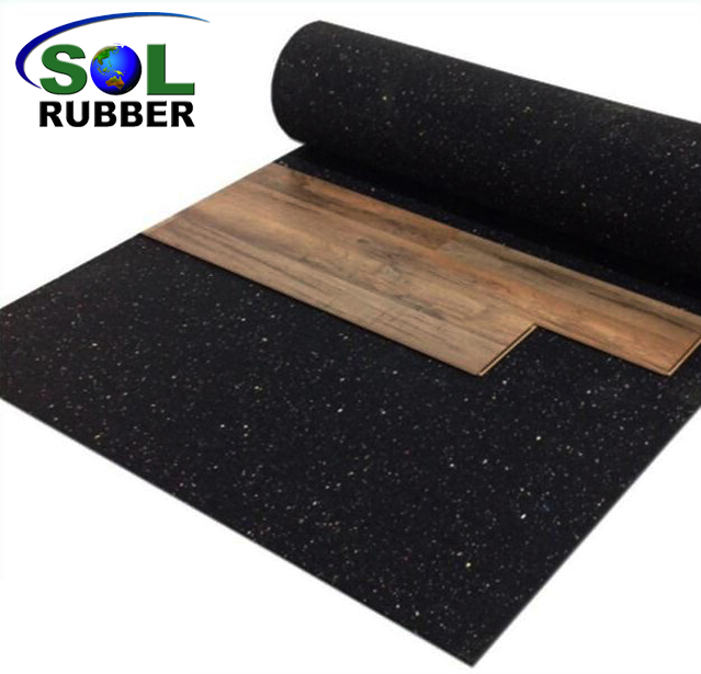 Sound Reduction Acoustic Rubber Mat Sheet Underlay Floor Mat