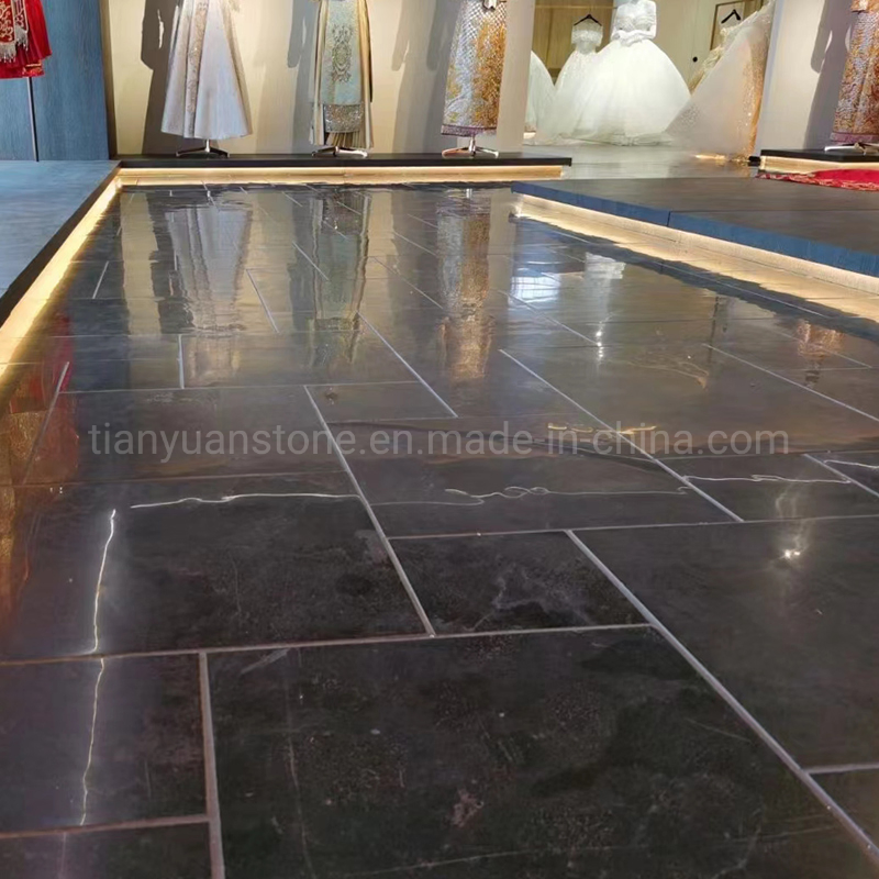 China Blue Limestone for Steps, Bluestone Treads, Kerbstone
