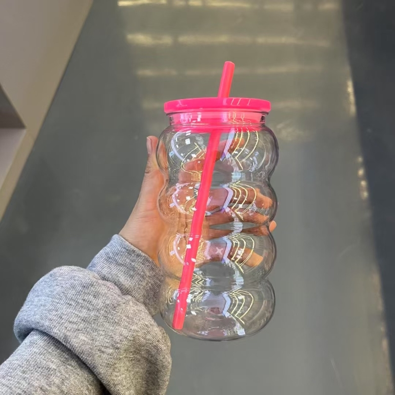 Пластиковый стакан Caterpillar 16oz для кемпинга и ежедневного использования