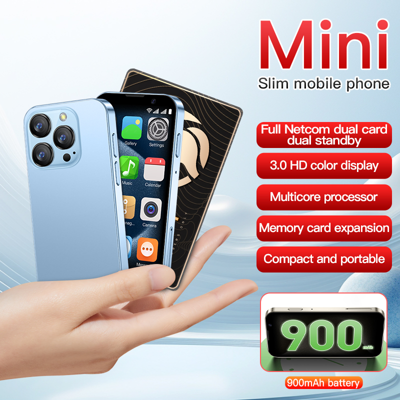 Xs18 PRO 2GB+16GB 3.0 Inch Android 9.0 Mtk6580 Quad Core Mini Phone 3G Network Dual SIM Soyes Mini Mobile Phone