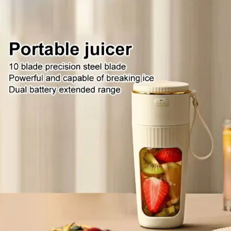 USB Powered 10 Blades Electric Fruit Juicer Portable Blender