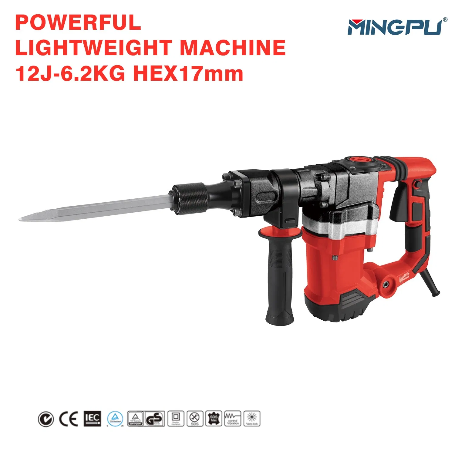 Demolition Hammer 0810 Rotary Breaker Hammer Drill Machine
