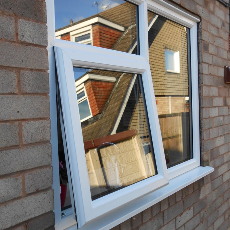 UPVC Sliding/Casement Glass Door and Window Frame Price Industrial Windows