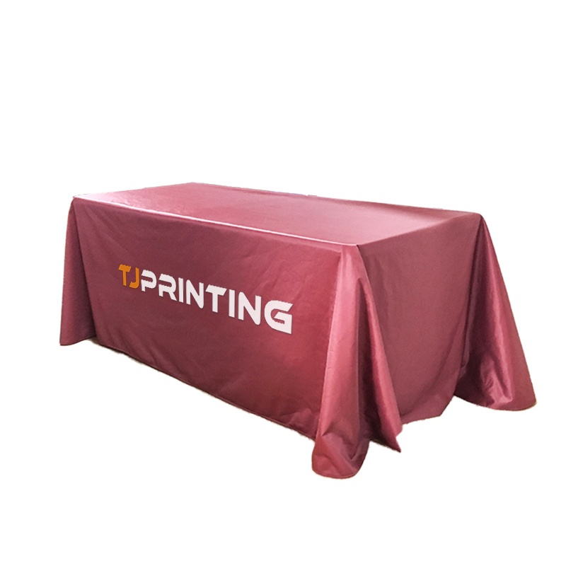 Tablecloth for Event Polyester Stretch Spandex Custom Table Cloth with Logo