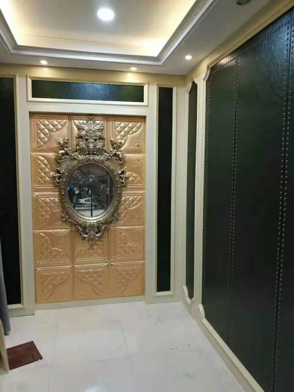 Самоклеящаяся 3D панель для стен из кожи