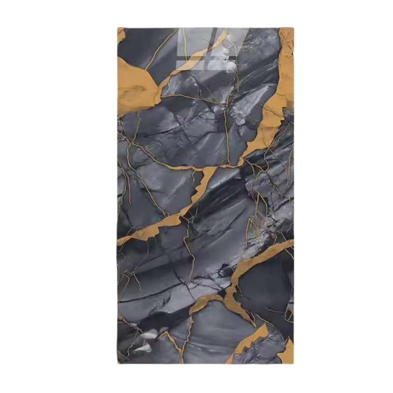 Wallpaper Marble Pattern Waterproof 3D Wall Paper for Kitchen Bathroom