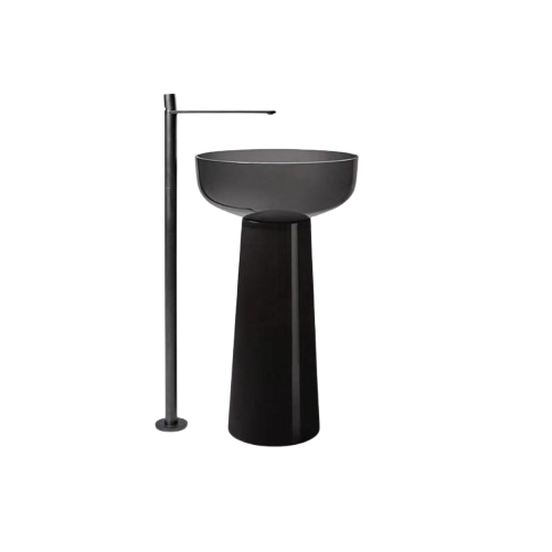 Прозрачная акриловая раковина на пьедестале Modern Design