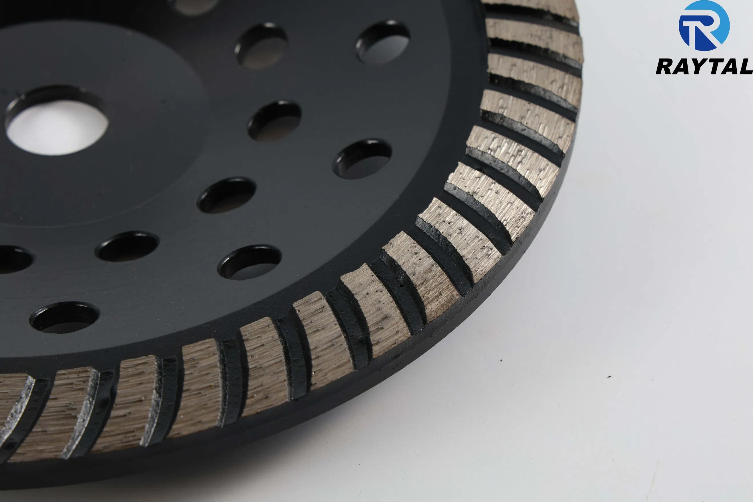Raytal Turbo Cup Diamond Grinding Wheel, Used for Concrete and Granite Polishing, 4-9 in. Diameter