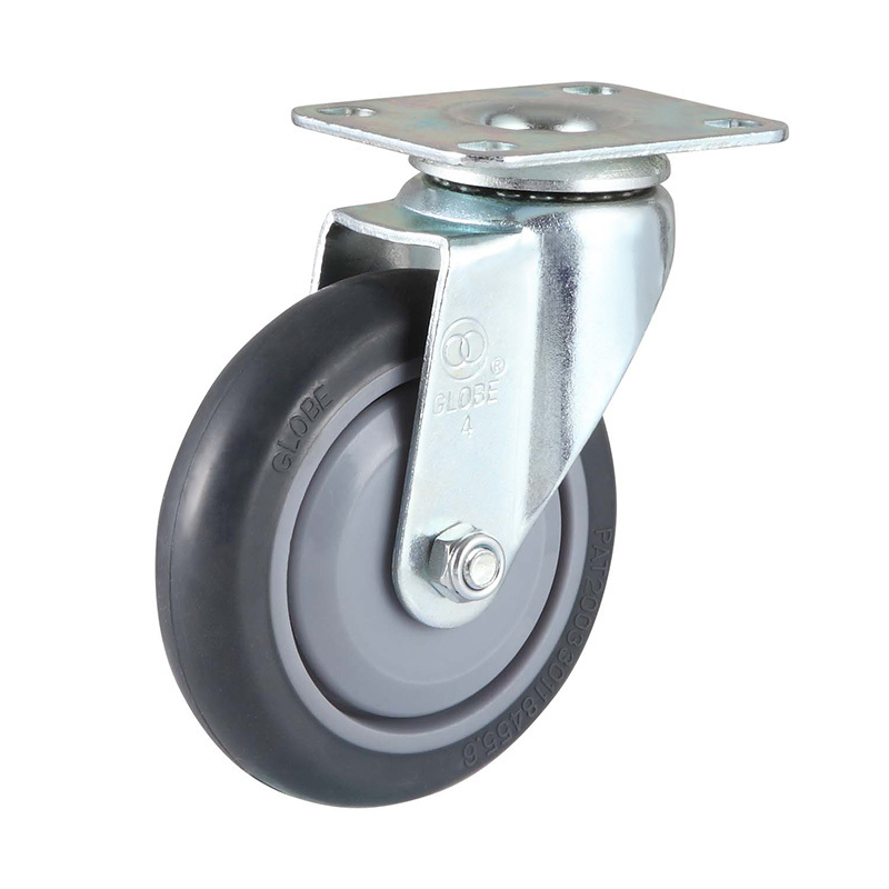 Industrial Trolley Wheel Platform Castors Wheels Light Duty 5" 4" 3" Black