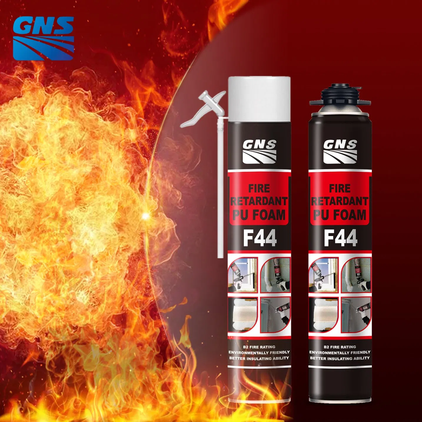 All Purpose Polyurethane Foam Fireproof B2 Fire Rated Insulation