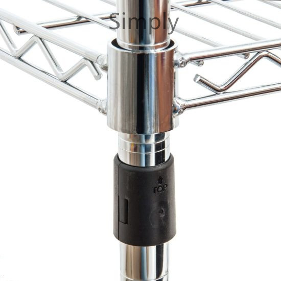 6-Tier Kitchen Use Chrome Wire Shelving 18"X36"