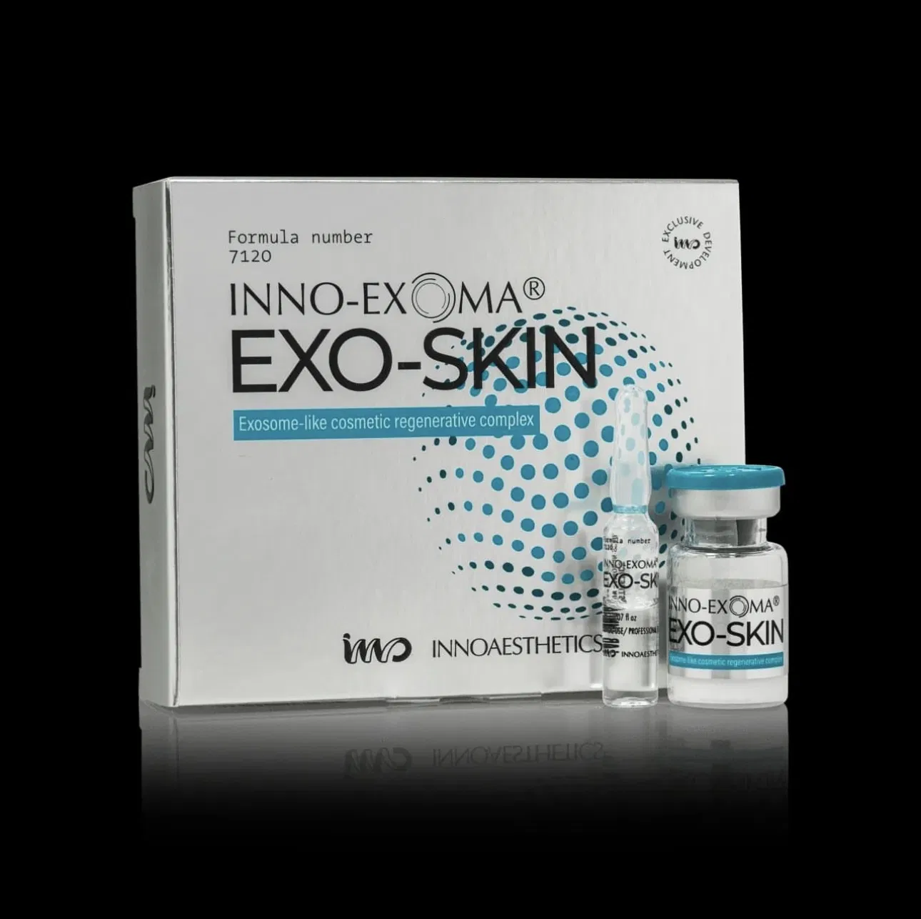 Exoma Exo-Skine Exosome Like Cosmetic Regenerative Complex High Concentration of Synthetic Exosomes Exoblanc Filler
