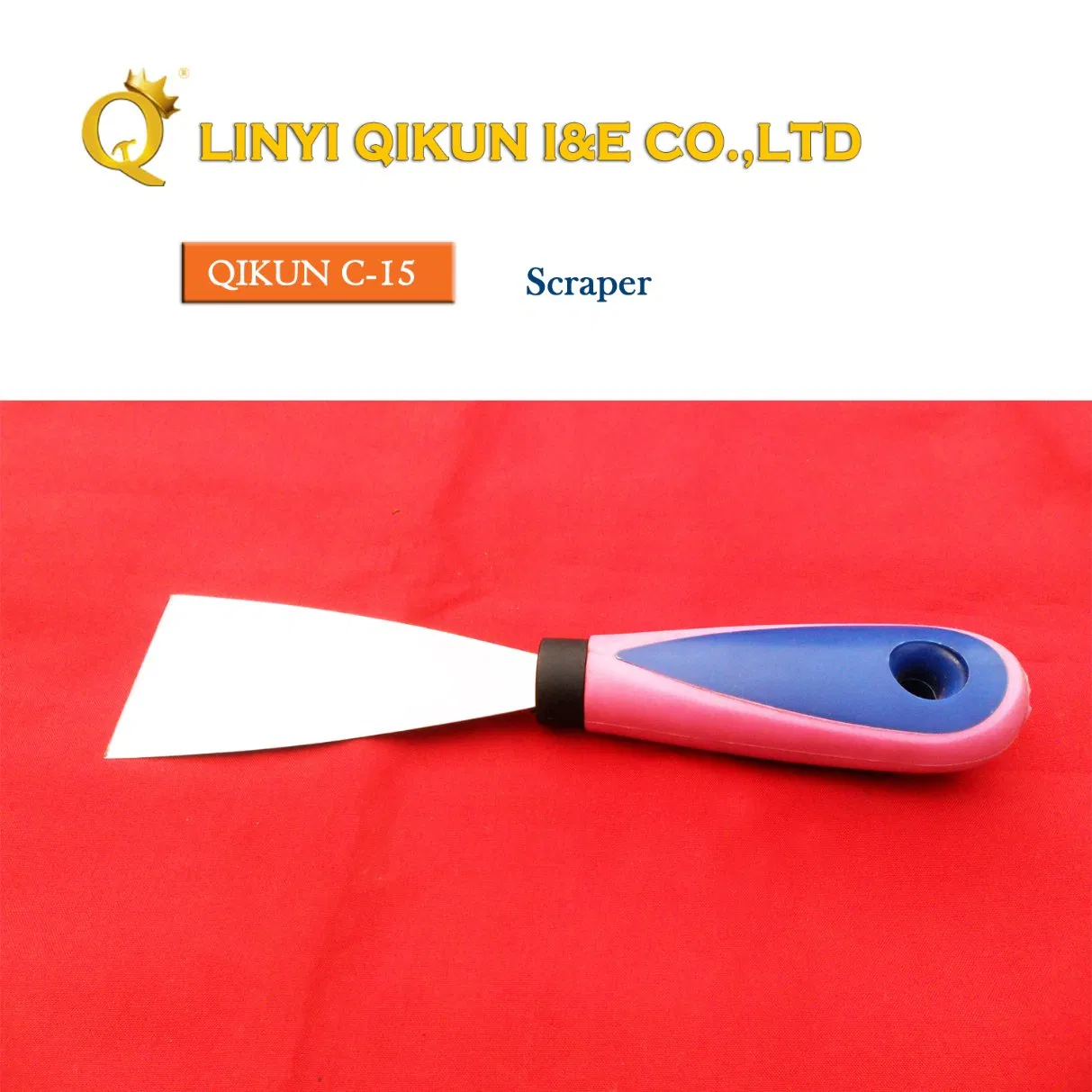 C-13 Construction Decoration Paint Hardware Hand Tools Palstic Handle Mirror Polished Stainless Steel Putty Knife Scraper