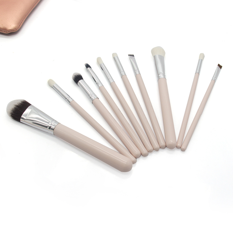 Professional Pink Make up Brushes Set 13PC Cosmetic Brush Set with Synthetic Hair