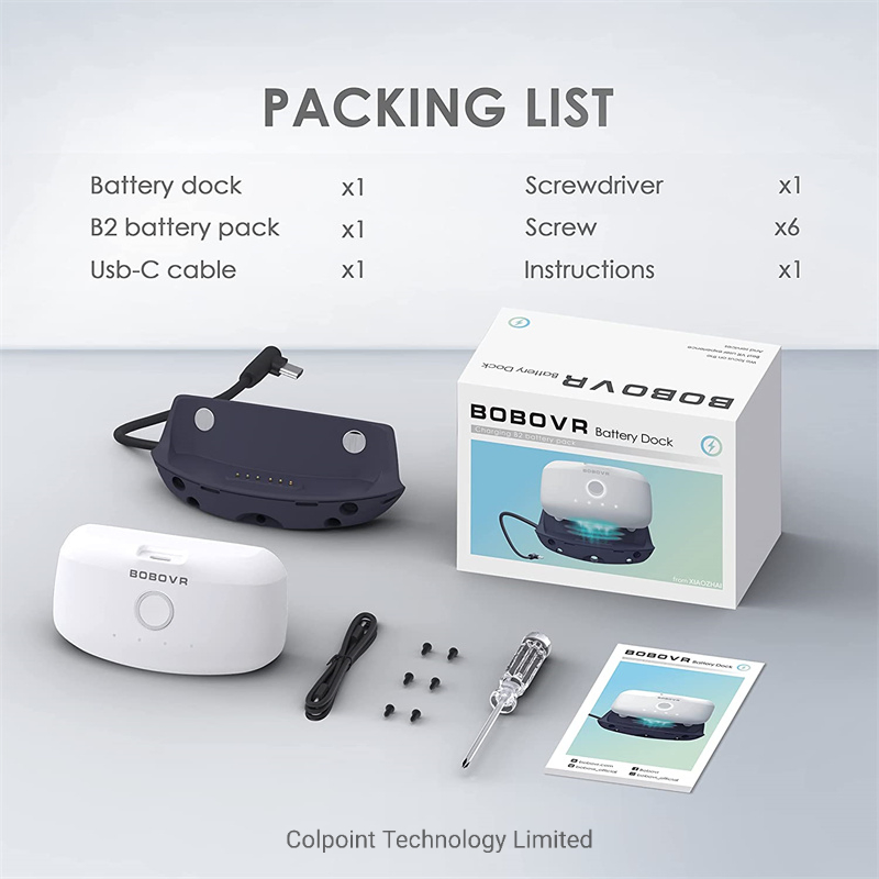 Зарядная док-станция BoboVR BD1 для ремней M1 Plus/M2 Plus