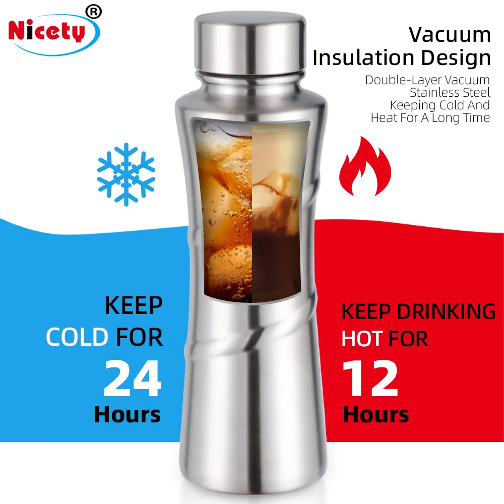 Factory Direct Classic 16.9oz Stainless Steel Water Bottle with Handle Lid Portable Design for Drinks Water Hot Sale