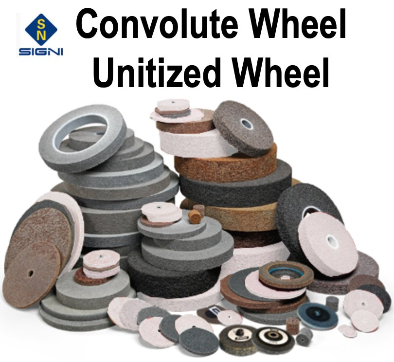 Nylon Abrasive Grinding Polishing Deburring Finishing Convolute Wheel