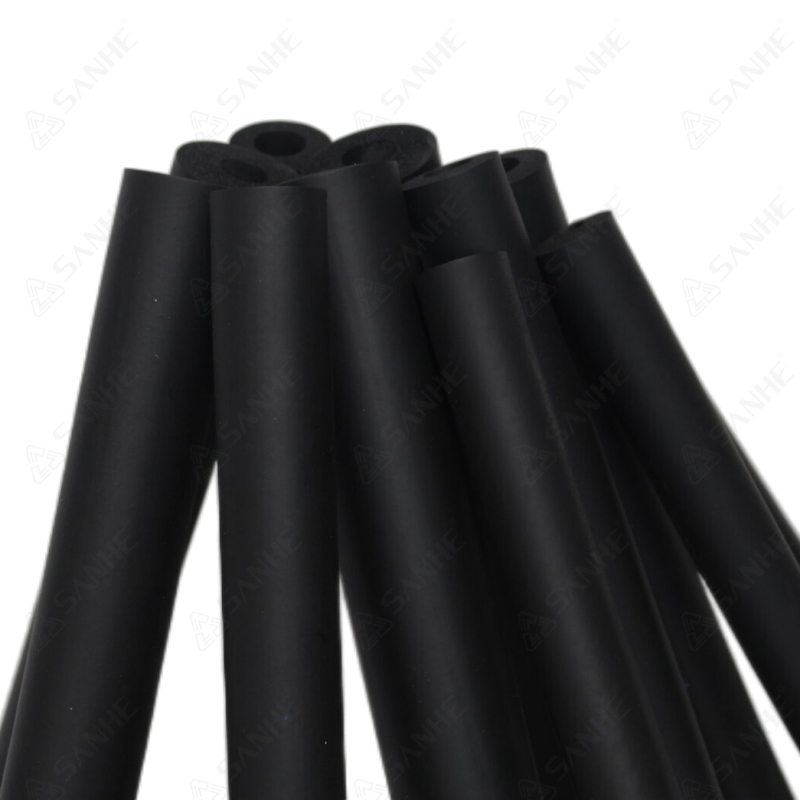 Black Rubber Thermal Insulation HVAC Foam Tube for Refrigeration Copper Pipe Sh-2-7/8