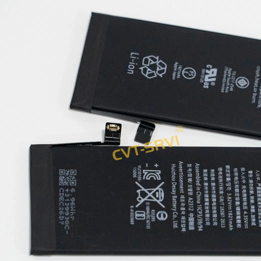 Аккумуляторы CVT-Srvi для iPhone, Samsung, Motorola