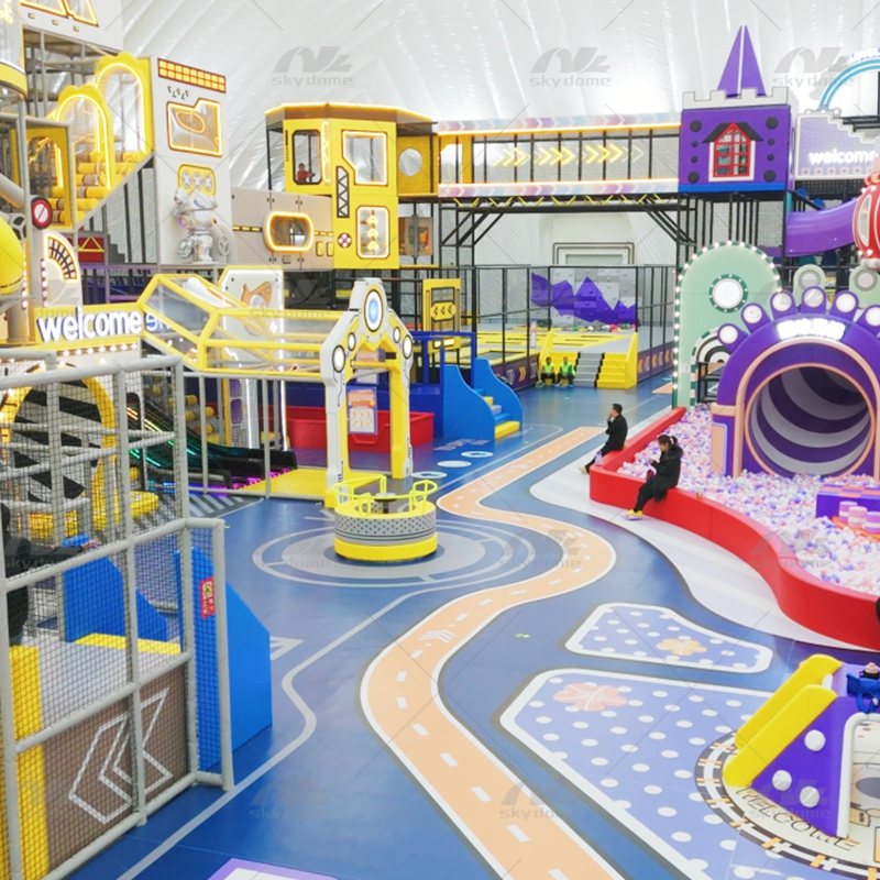 High Strengh Inflatable Membrane Structures for Kids' Play Zone