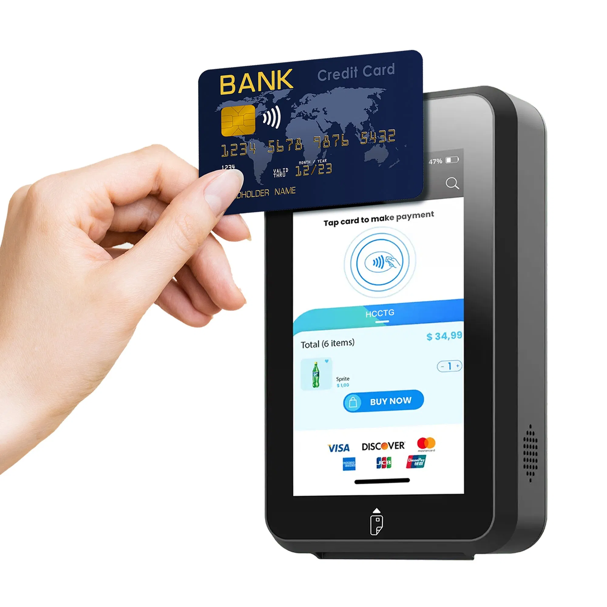 Cashless Payment Order Terminal Android 14.0 Unattended Payment POS Terminal Cm30