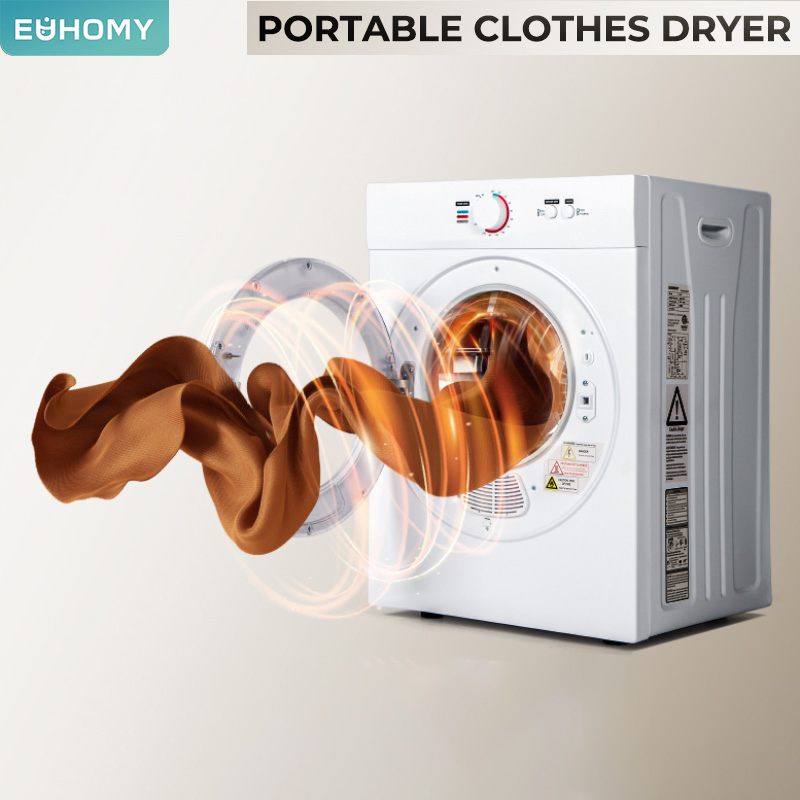 Euhomy Efficient Portable Laundry Equipment Compact Dryer