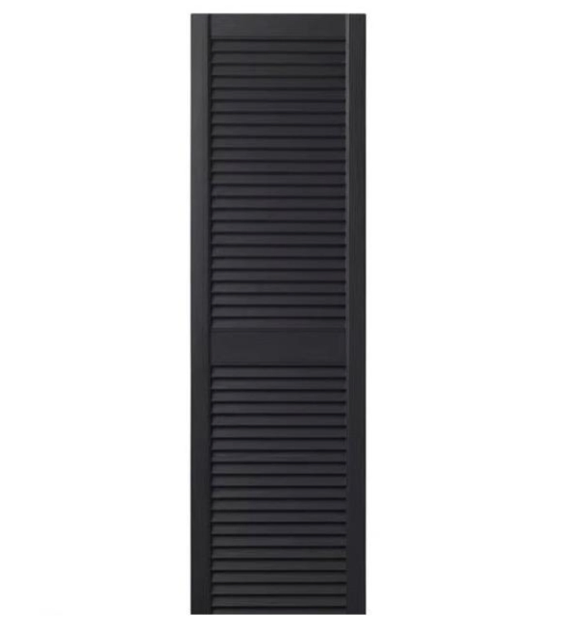 Customized Aluminum Plantation Shutter Fixed Shutter Windows Aluminum Vertical Louver Sliding Shutter Doors