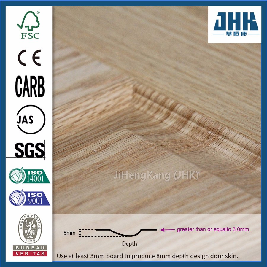 Jhk Glued Laminated Timber Price Design of Veneer Plywood Door