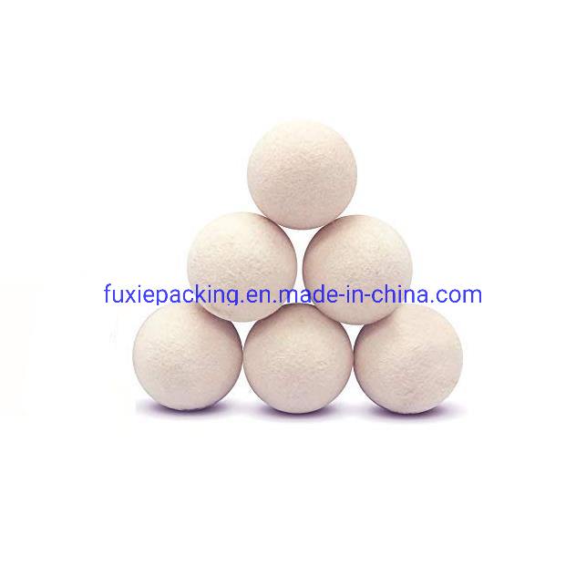 Handmade 6 Pack 100% New Zealand Wool Dryer Balls 7cm