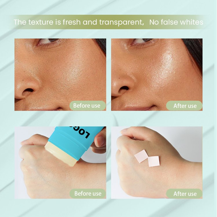 Private Label Sun Block Stick Organic Vegan Sunscreen Korean Waterproof Matte SPF 50 Face Sunscreen Stick