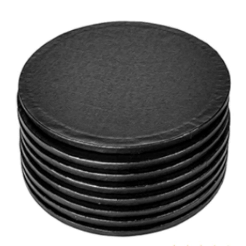 White Gold Black Silver Color 6 8 10 12 16 Inch Round Cake Board