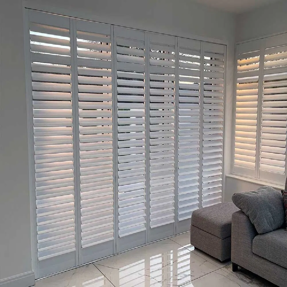 Home Delivery Available High Quality Customized Interior Wood Shutters Factory Price Plantation Window Shutters for Every Day