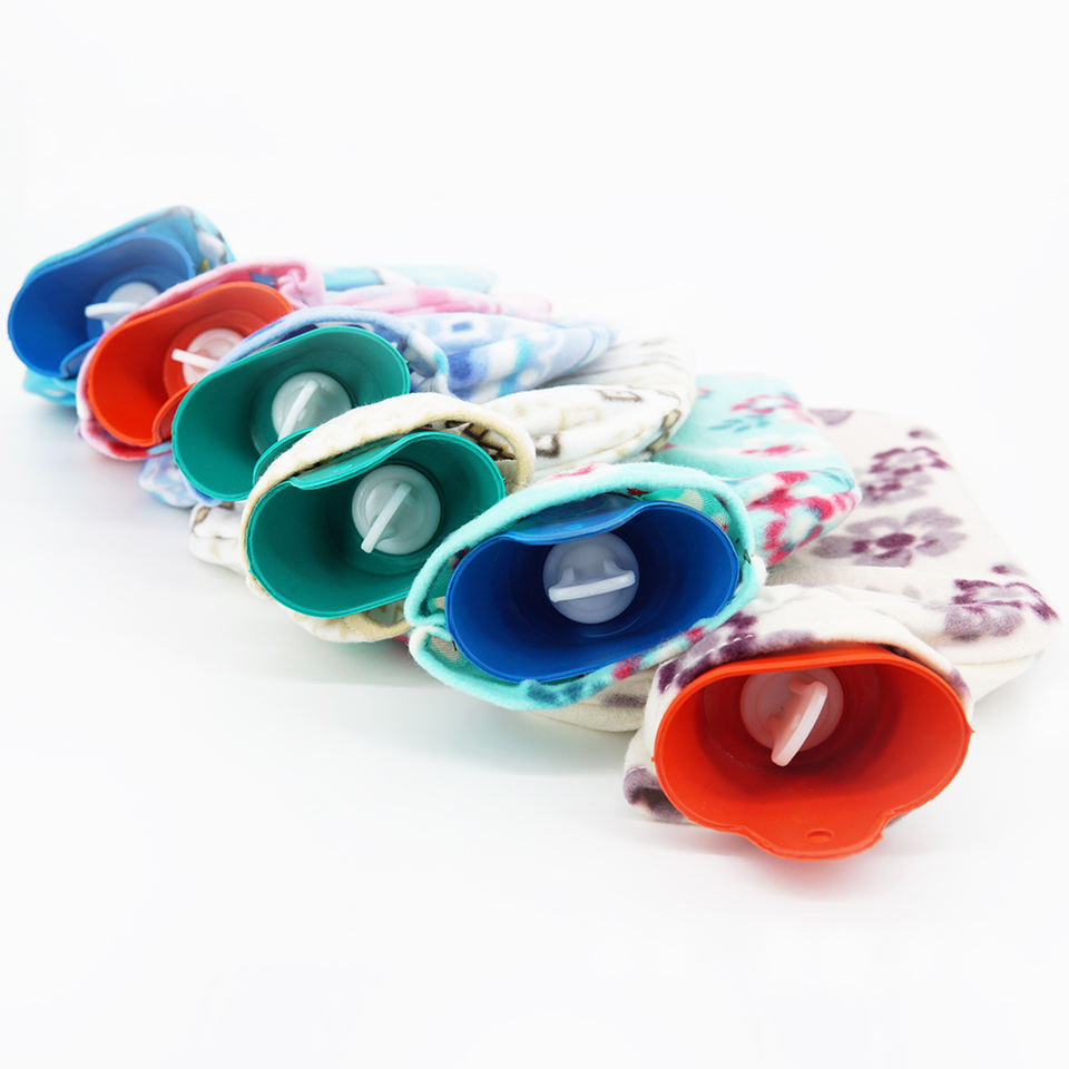 Summer Winter Pain Relief Rubber Cold Hot Water Bag with Knitted Cover