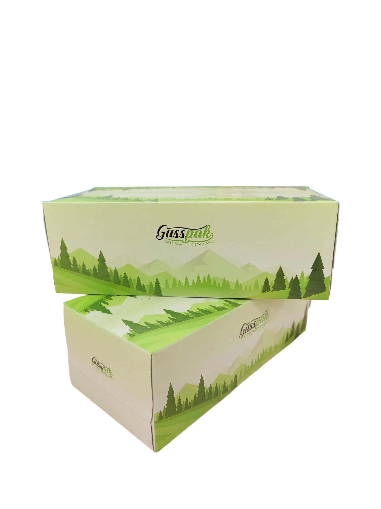 OEM Virgin Wood Pulp Facial Box Tissue