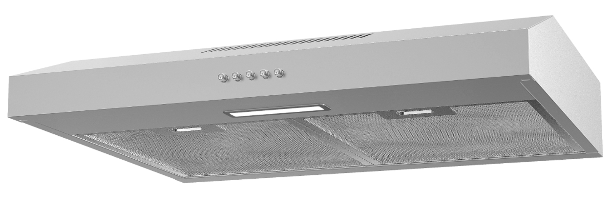 Ss Chimney Hood Ultra-Thin Range Hood with 3-Speed Buttons