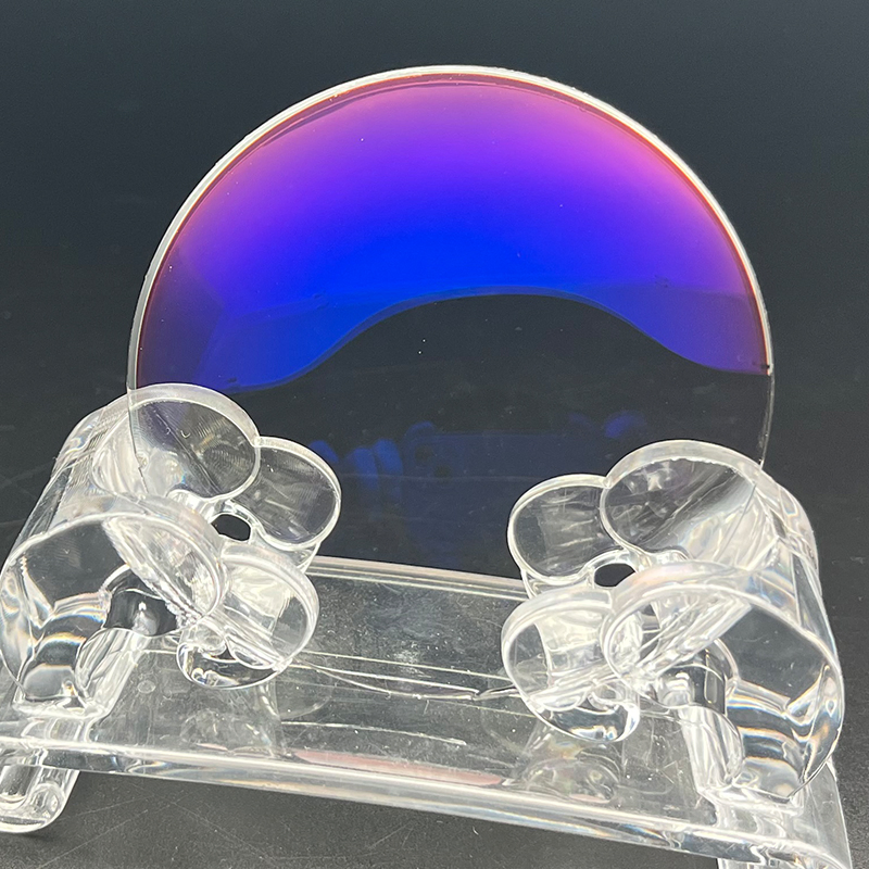 1.591 Polly Single Vision Photochromic Grey Ar Coating Blue Optical Eyeglasses Lens